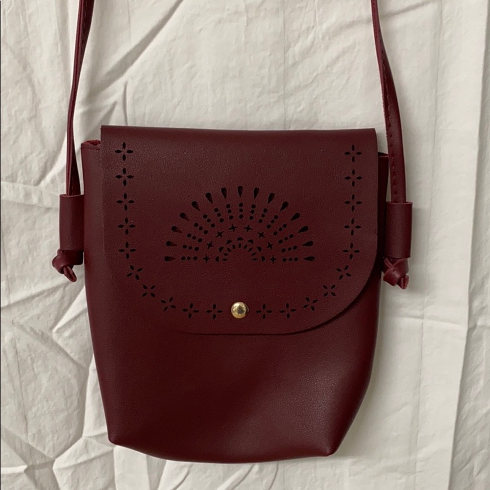 Wine Boho Chic Purse